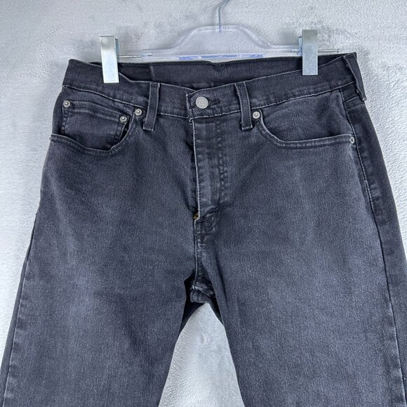 Levi Strauss & Co. 512 Skinny Jeans Womens Size W32X32L High Rise Black - Picture 3 of 14